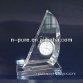 Arch Moon-Shaped Crystal Clock Souvenir